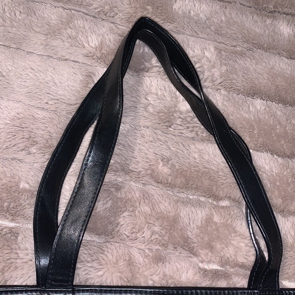 Large Faux Leather Victoria’s Secret Fringe Tote - Picture 3 of 12